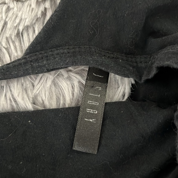 Grunge off shoulder tee M embroidered roses oversized splatter destroyed punk 🥀 - Picture 6 of 9